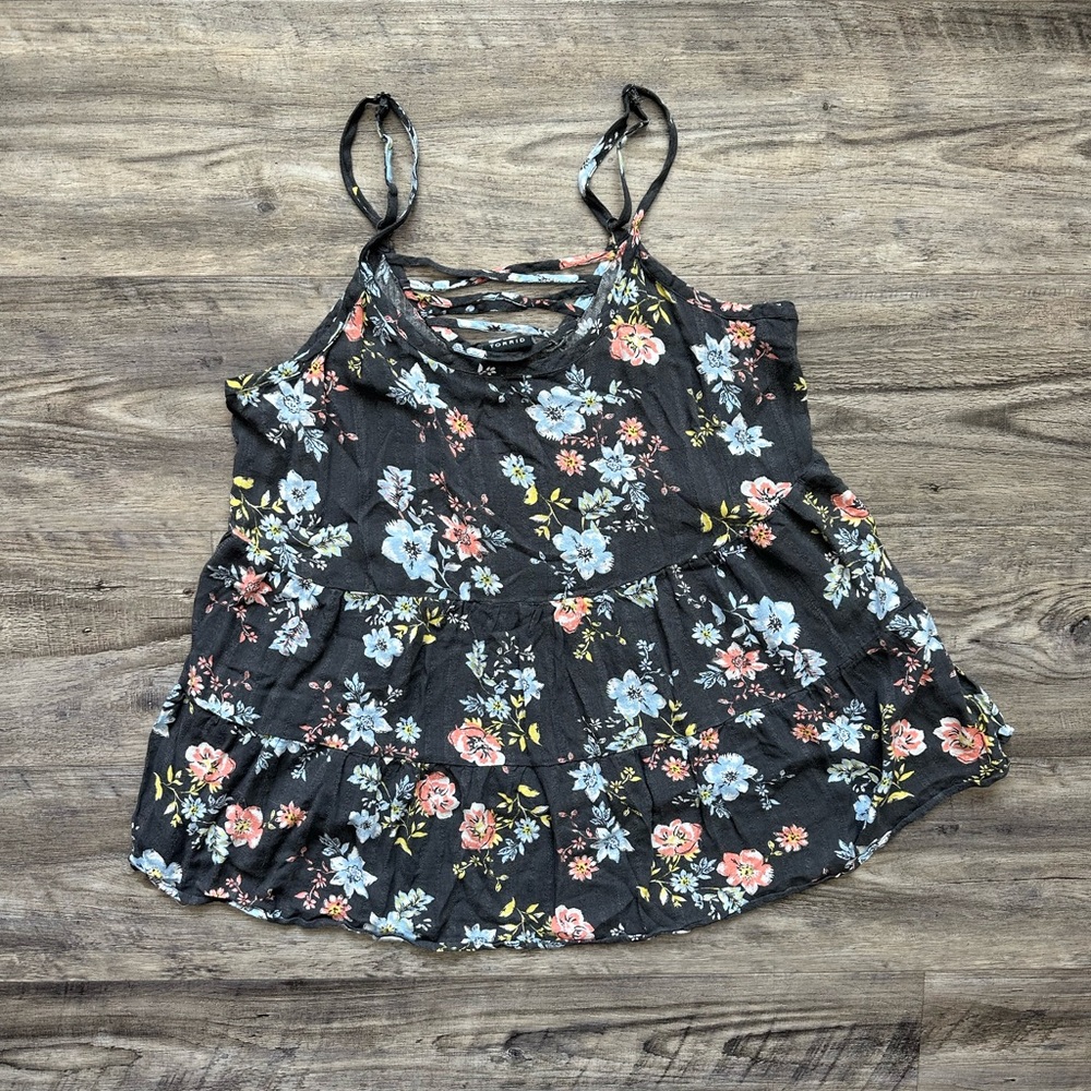 Torrid floral Flowy tank top